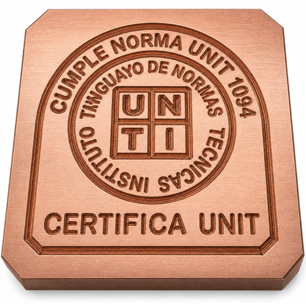 Eletrodo de Gravação Personalizado em Cobre